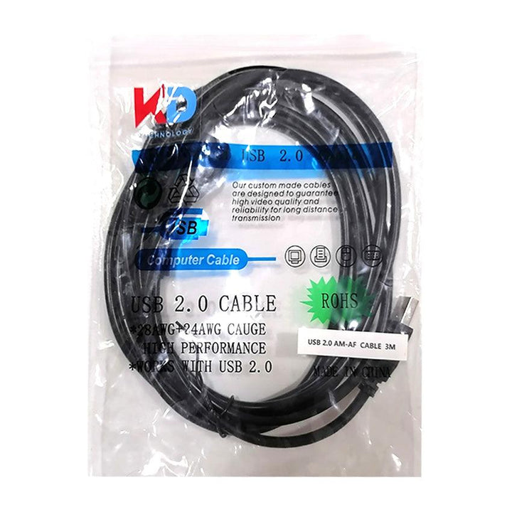 KD USB Extention Cable 3M-Extention Cable-KD-Computer Accessories, COMPUTERS, OTHER, PC Cables-الدباح-El Dabbah