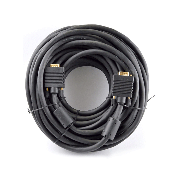 KD VGA Cable 15M Black-VGA Cable-KD-Computer Accessories, COMPUTERS, PC Cables, VGA Cable-الدباح-El Dabbah