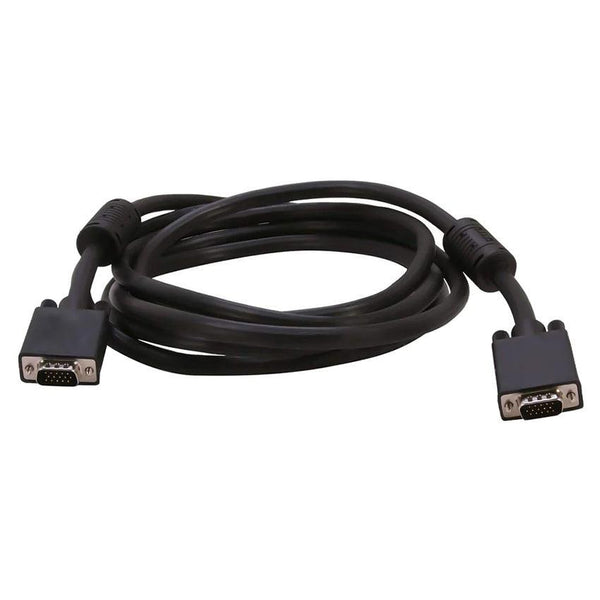 KD VGA Cable 1.5M Black- DE (3+2)-VGA Cable-KD-Computer Accessories, COMPUTERS, PC Cables, VGA Cable-الدباح-El Dabbah