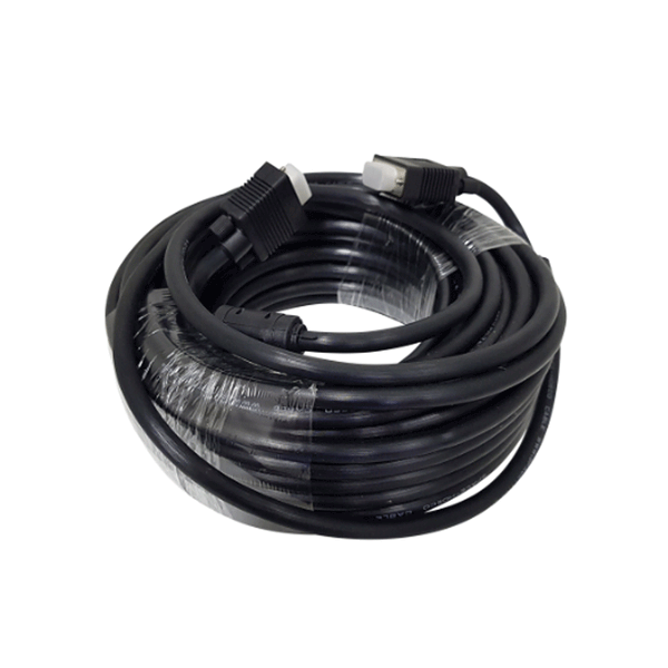 KD VGA Cable 20M Black-VGA Cable-KD-Computer Accessories, COMPUTERS, PC Cables, VGA Cable-الدباح-El Dabbah