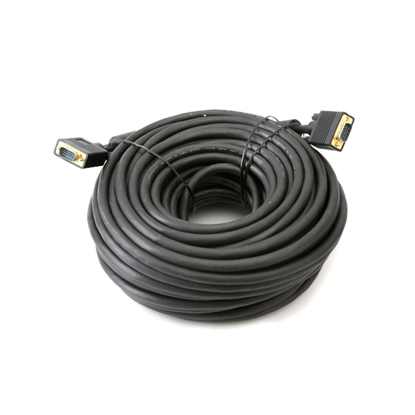 KD VGA Cable 30M Black-VGA Cable-KD-Computer Accessories, COMPUTERS, PC Cables, VGA Cable-الدباح-El Dabbah