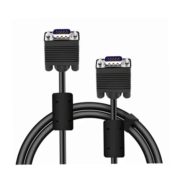 KD VGA Cable 3M Black-VGA Cable-KD-Computer Accessories, COMPUTERS, PC Cables, VGA Cable-الدباح-El Dabbah