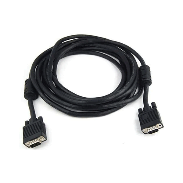 KD VGA Cable 5M Black-VGA Cable-KD-Computer Accessories, COMPUTERS, PC Cables, VGA Cable-الدباح-El Dabbah