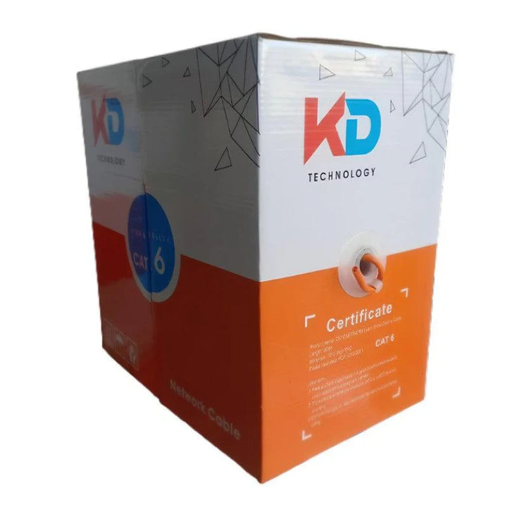 KD CAT6 Network Cable 305M Orange-eldabbah-الدباح