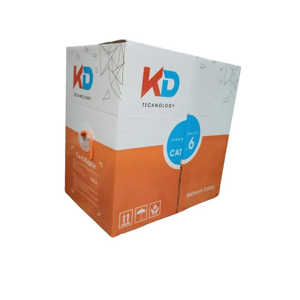 KD CAT6 Network Cable 305M Orange-eldabbah-الدباح