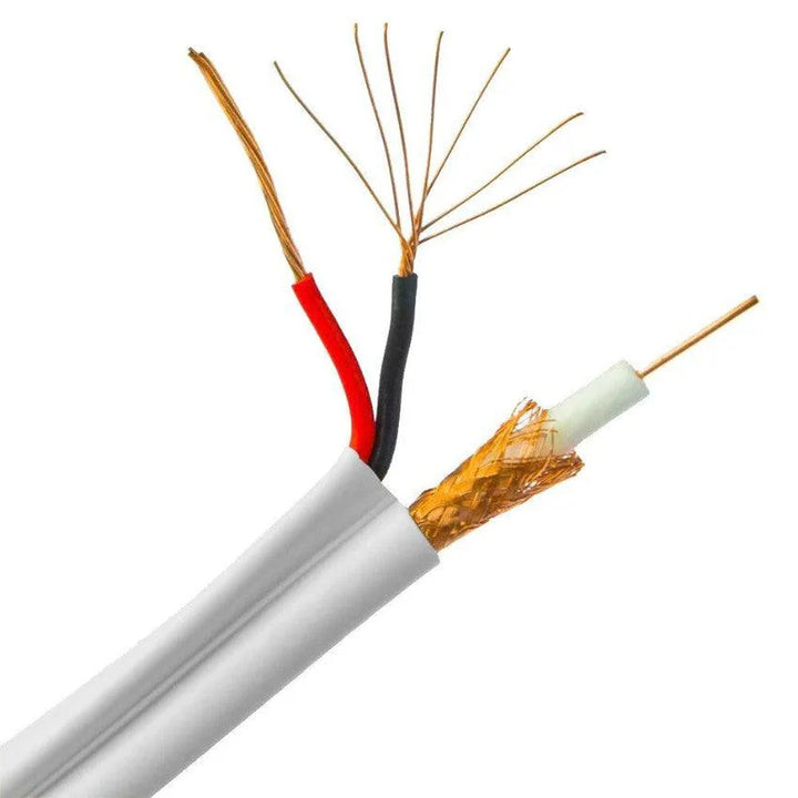 KD Coaxial cable rg59+2DC 200M-Coaxial Cables-KD-Coaxial Cables, SECURITY SYSTEMS-الدباح-El Dabbah