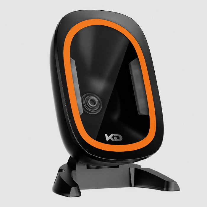قارئ باركود KD666 مكتبي 2D USB وRS232 بسرعة 30FPS