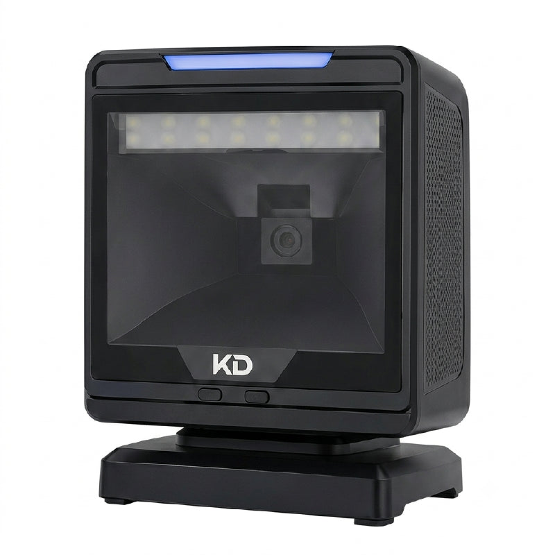 قارئ باركود KD7060 مكتبي 2D بدقة 1280×1024 وسرعة 60FPS USB وRS232