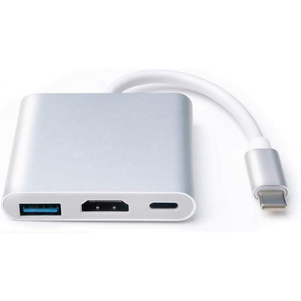 KD type-C to hdmi +usb3 +type-c  convert-eldabbah-الدباح