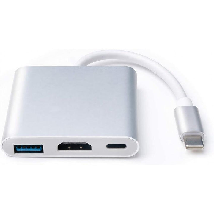 KD type-C to hdmi +usb3 +type-c  convert-eldabbah-الدباح