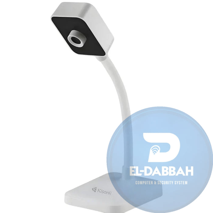 ويب كام Kisonli D1 بدقة 2K Auto Focus وميكروفون مدمج