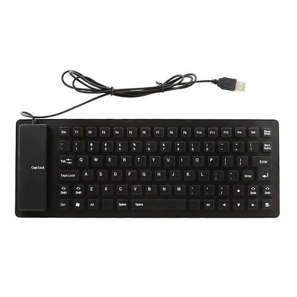 K 10 GAMMA Flexible-USB Waterproof Keyboard  Arabic and English-eldabbah-الدباح