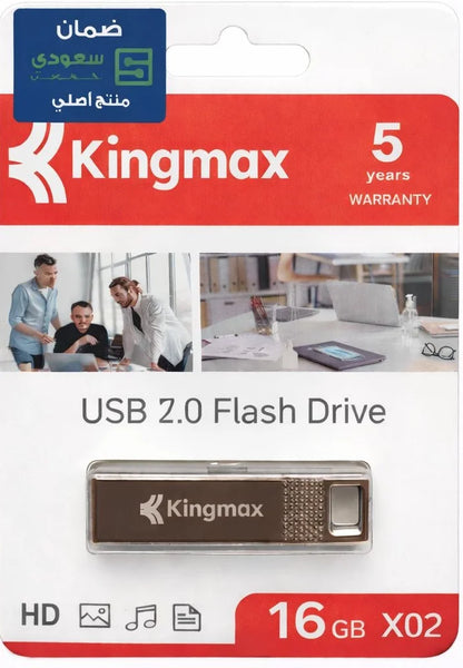 Kingmax Metal X02 Flash Drive 16GB USB 2 .0