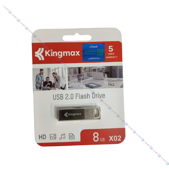 Kingmax Metal X02 Flash Drive 8GB USB 2.0