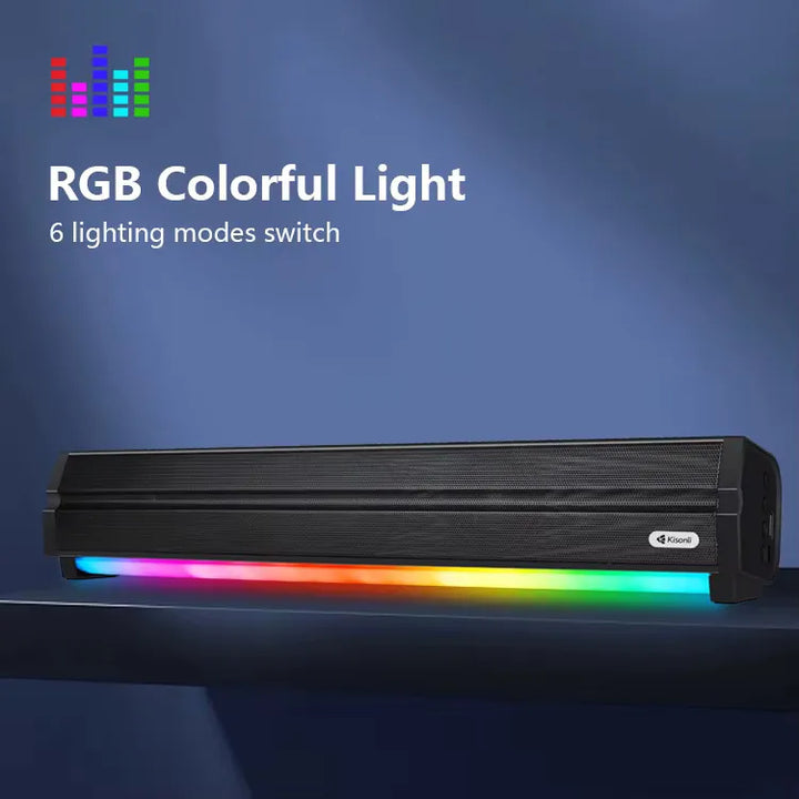 Kisonli LED802 Bluetooth Soundbar Speaker--الدباح ستور----”" -eldabbah--