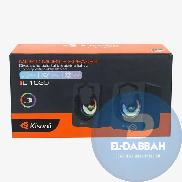سبيكر Kisonli 1030 USB وAUX بقدرة 3W × 2