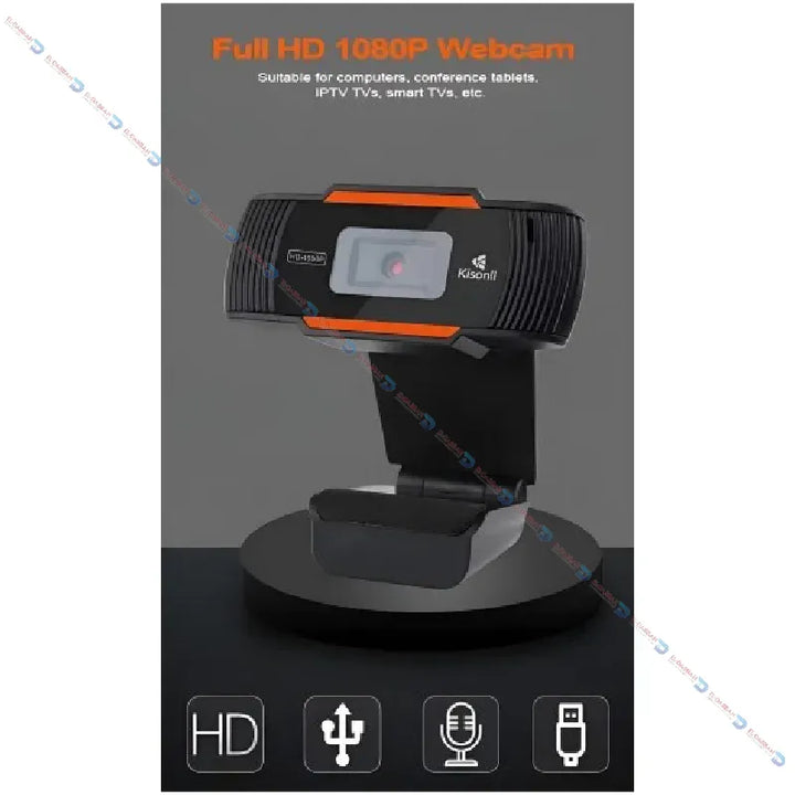 Kisonli HD-1085 1080P HD Webcam--الدباح ستور----”" -eldabbah--