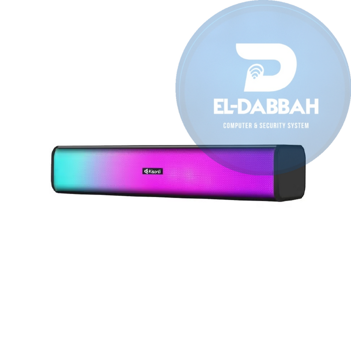 سماعة كيسونلي I-630 بلوتوث محمولة لاسلكية – ساوند بار USB بإضاءة RGB