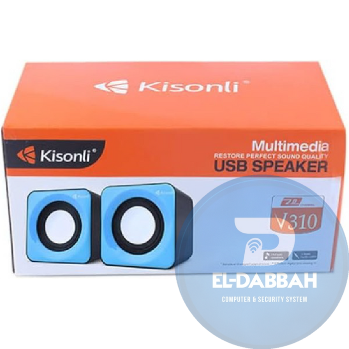 سبيكر Kisonli V310 USB وAUX بقدرة 3W × 2