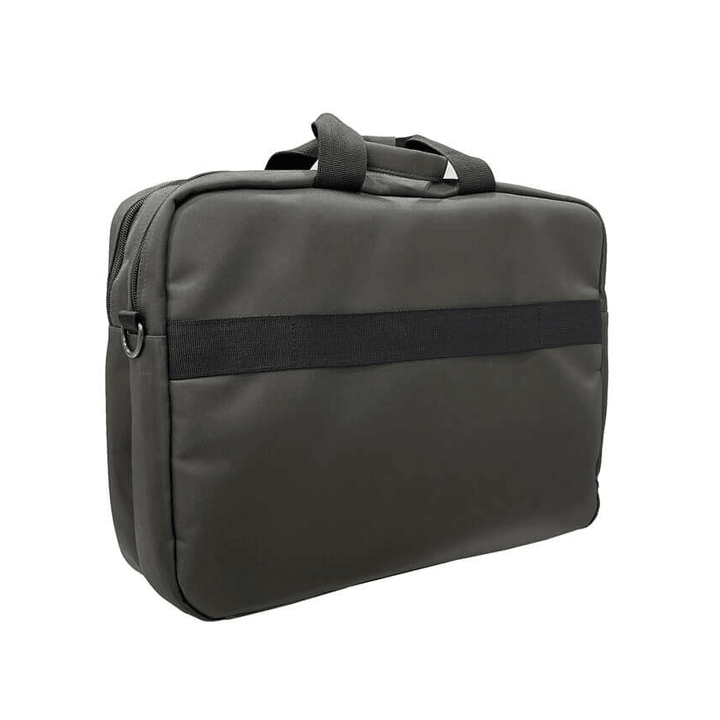 L AVVENTO (BG633) Double Business Laptop Shoulder Bag fits up to 15.6 - Gray-Laptop Bag-L'AVVENTO-Bags AND Cases, COMPUTER, COMPUTERS, Laptop-الدباح-El Dabbah