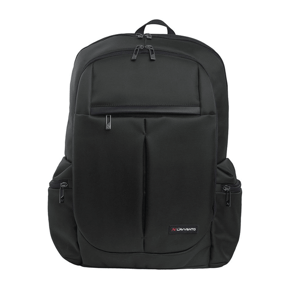 L AVVENTO (BG695) Laptop Backpack fits up to 15.6 - Gray-Laptop Bag-L'AVVENTO-Bags AND Cases, COMPUTER, COMPUTERS, Laptop-الدباح-El Dabbah