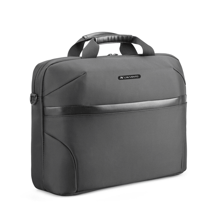 L AVVENTO (BG704) Laptop Shoulder Bag fits up to 15.6 - Black-Laptop Bag-L'AVVENTO-Bags AND Cases, COMPUTER, COMPUTERS, Laptop-الدباح-El Dabbah