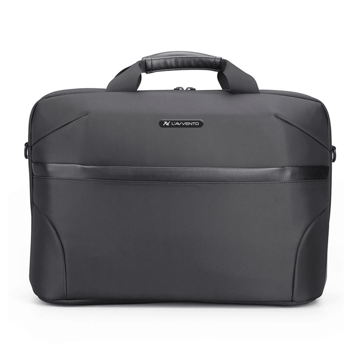 L AVVENTO (BG704) Laptop Shoulder Bag fits up to 15.6 - Black-Laptop Bag-L'AVVENTO-Bags AND Cases, COMPUTER, COMPUTERS, Laptop-الدباح-El Dabbah