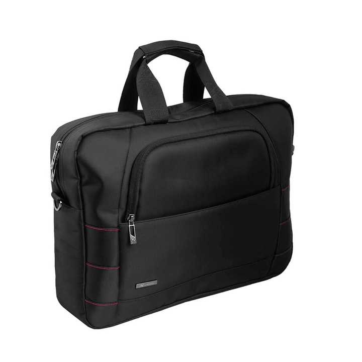 L AVVENTO (BG786) Business Laptop Shoulder Bag fits up to 15.6 - Black-Laptop Bag-L'AVVENTO-Bags AND Cases, COMPUTER, COMPUTERS, Laptop-الدباح-El Dabbah