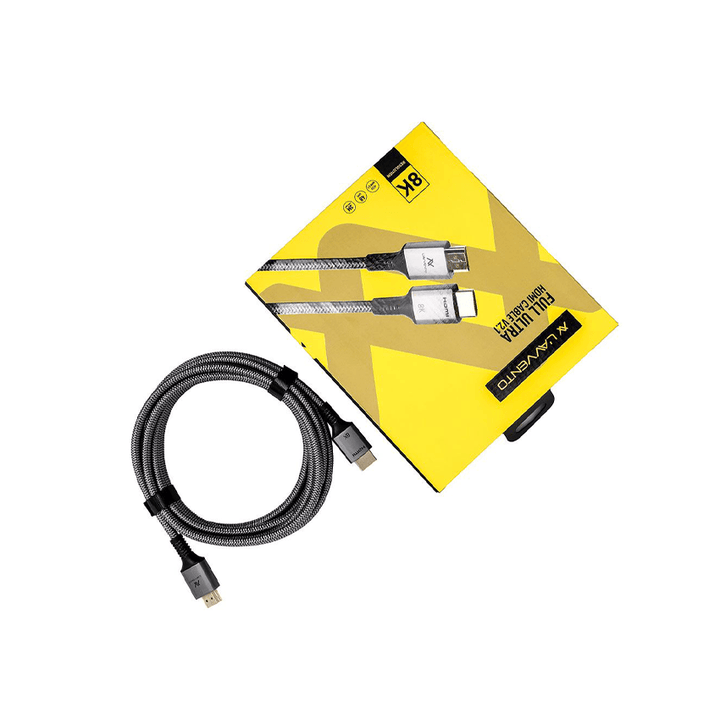 L AVVENTO (DC194) HDMI Cable 8K Version 2.1 - 120 FPS - 3M-HDMI Cable-L'AVVENTO-Computer Accessories, COMPUTERS, HDMI Cable, PC Cables-الدباح-El Dabbah