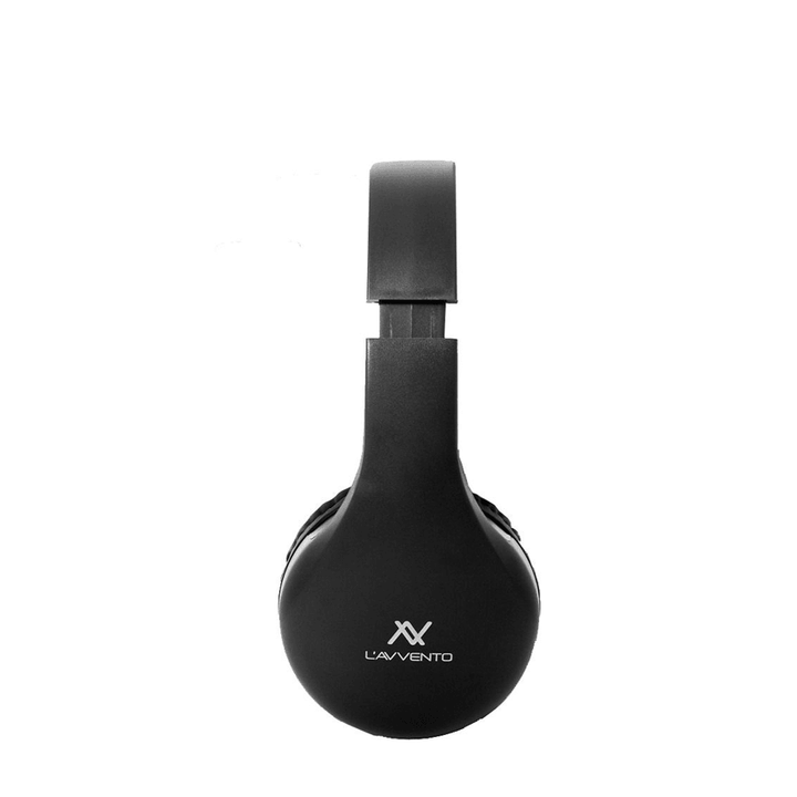 L AVVENTO (HP11B) Bluetooth Headphone with Stereo Plug - Black-Headphone-L'AVVENTO-Computer Accessories, COMPUTERS, Headphone-الدباح-El Dabbah