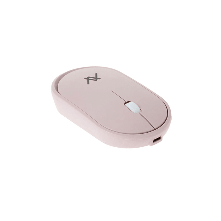 L AVVENTO (MO18P) Dual Mode Bluetooth - 2.4GHz Mouse with Re-Chargeable Battery - Pink-Wireless Mouse-L'AVVENTO-Computer Accessories, COMPUTERS, Wireless Mouse-الدباح-El Dabbah