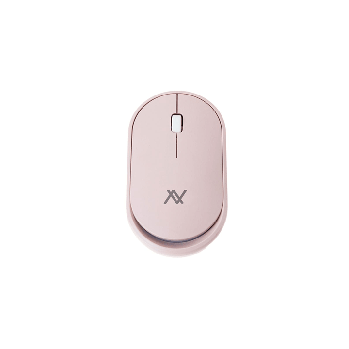 L AVVENTO (MO18P) Dual Mode Bluetooth - 2.4GHz Mouse with Re-Chargeable Battery - Pink-Wireless Mouse-L'AVVENTO-Computer Accessories, COMPUTERS, Wireless Mouse-الدباح-El Dabbah