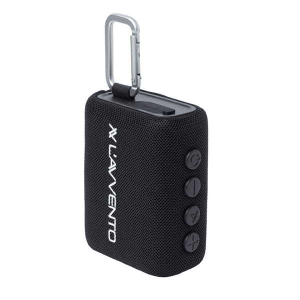 L AVVENTO (SP31B) Waterproof Speaker IPX7 5.5W 1500mAh TWS Voice Assistance Metal Carabiner - Black-Bluetooth Speaker-L'AVVENTO-Computer Accessories, COMPUTERS, Sound Systems-الدباح-El Dabbah