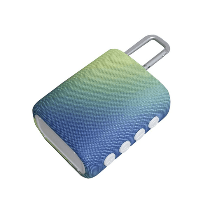 L AVVENTO (SP31L) Waterproof Speaker IPX7 5.5W 1500mAh TWS Voice Assistance Metal Carabiner - Blue-Bluetooth Speaker-L'AVVENTO-Computer Accessories, COMPUTERS, Sound Systems-الدباح-El Dabbah