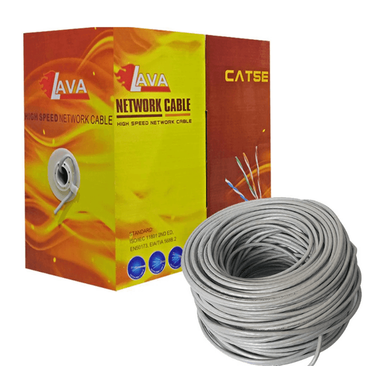 LAVA N500 CAT5 Network Cable 305M-CABLE CAT5-LAVA-NETWORK, Network Cable-الدباح-El Dabbah