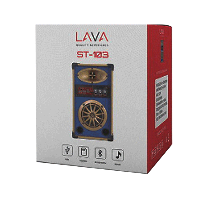 LAVA ST-103 Subwoofer 4-INCH USB Bluetooth-Subwoofer-LAVA-Computer Accessories, COMPUTERS, Sound Systems-الدباح-El Dabbah