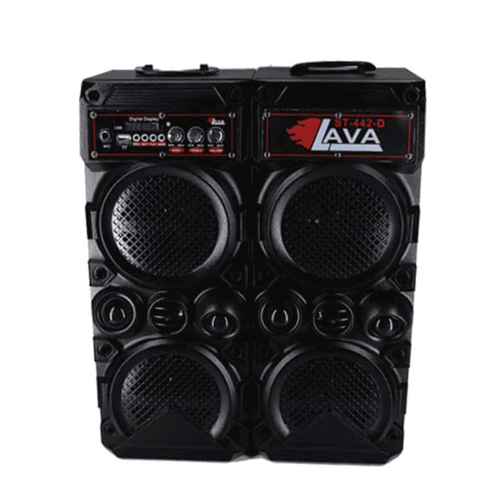 LAVA st-442-446 15W*2 DC Subwoofer 4-INCH Bluetooth AUX - plastic-Subwoofer-LAVA-Computer Accessories, COMPUTERS, Sound Systems-الدباح-El Dabbah