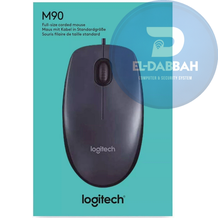 ماوس Logitech M90 سلكي USB بدقة 1000 DPI