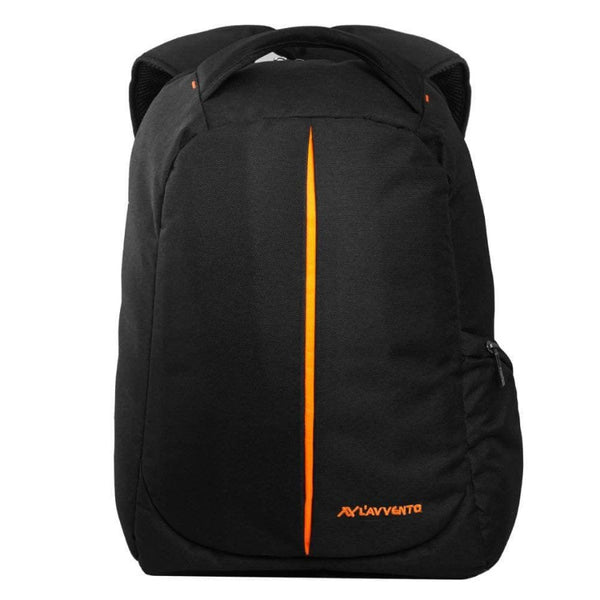 L AVVENTO BG04A Discovery Laptop Anti-Theft Backpack fit up to 15.6  Nylon with Padded Laptop Compartment - Gray-eldabbah-الدباح
