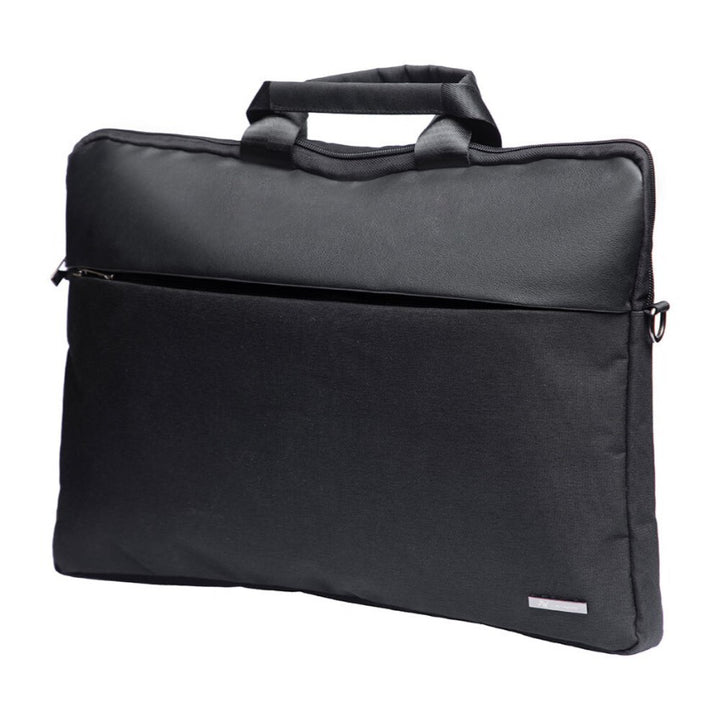 L AVVENTO (BG607) Laptop Sleeve High Quality Micro Fiber Material 15.6 - Black-eldabbah-الدباح