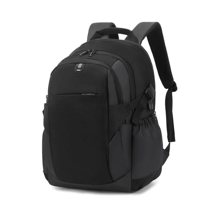 L AVVENTO BG73B Discovery Backpack fit laptops up to 15.6 with Padded Laptop compartment +PU - Black