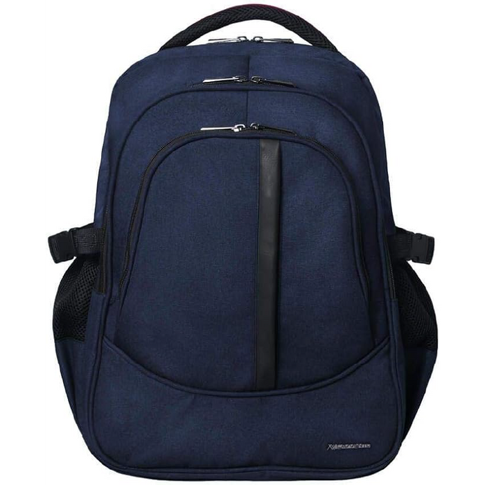 L AVVENTO (BG74U) Discovery Backpack fit with Laptops up to 15.6 Material Nylon+PU - Blue