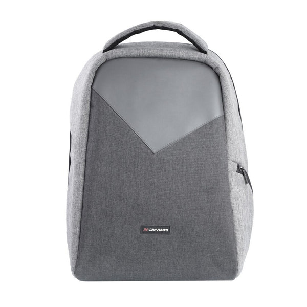 L AVVENTO (BG816) Laptop Backpack / 15.6 - Gray-eldabbah-الدباح