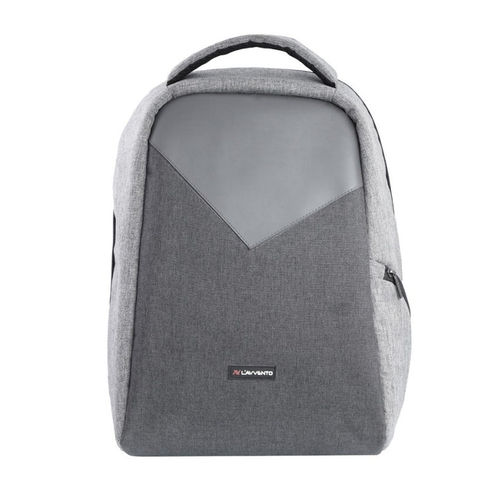 L AVVENTO (BG816) Laptop Backpack / 15.6 - Gray-eldabbah-الدباح