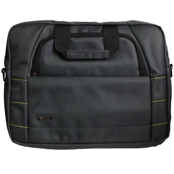 L avvento BG686 Laptop Shoulder Bag 15.6 made of High Quality Nylon - Gray
