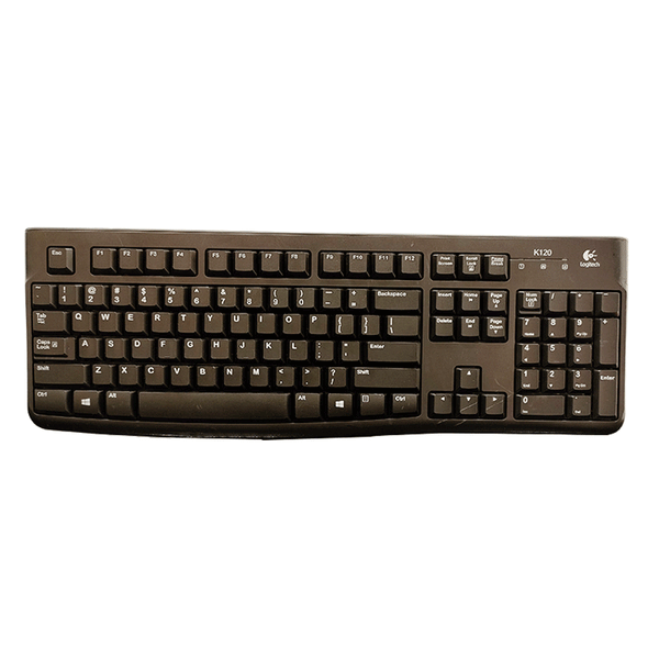 Logitech Keyboard (USED)-Used Keybord-Logitech-USED, USED ACCESSORIES, USED KEYBOARD-الدباح-El Dabbah