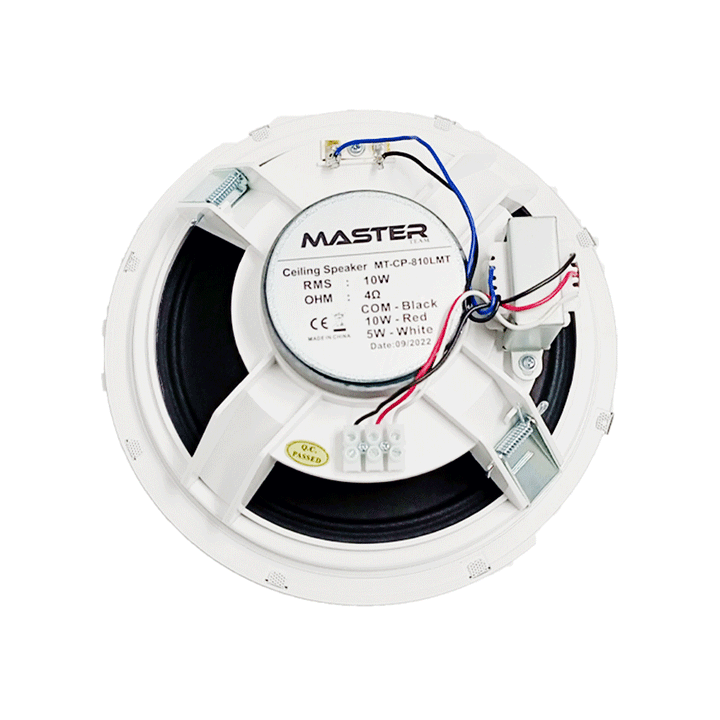 MASTER TEAM 810LMT 23CM CEILING SPEAKER-CEILLING SPEAKER-MASTER TEAM-Smart Sound Systems, SMART SYSTEMS-الدباح-El Dabbah