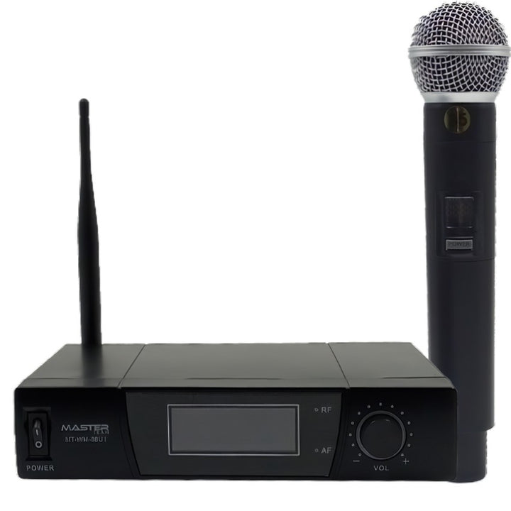 MASTER TEAM Wireless MICROPHONE system 1 channel WM-88U1 WITH 1 mic-eldabbah-الدباح