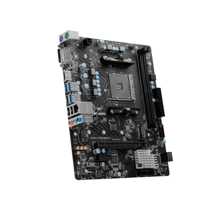 MSI B450M-A PRO MAX II AMD Socket AM4 PC Mother Board (NEW)-Motherboard-MSI-COMPUTERS, Motherboard, PC Component-الدباح-El Dabbah