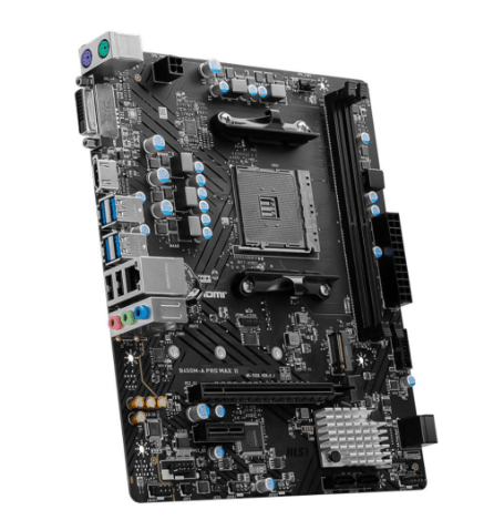 MSI B450M-A PRO MAX II AMD Socket AM4 PC Mother Board (NEW)-Motherboard-MSI-COMPUTERS, Motherboard, PC Component-الدباح-El Dabbah